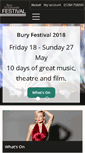 Mobile Screenshot of buryfestival.co.uk